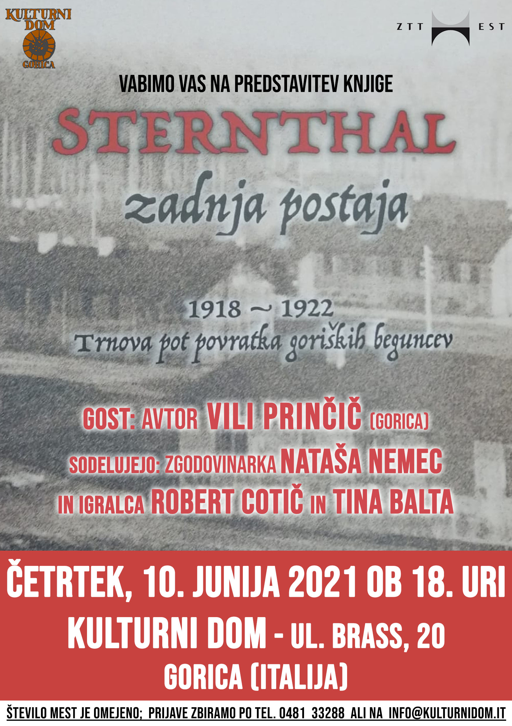 Sternthal zadnja postaja 1918–1922: Trnova pot goriških beguncev